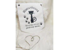 Stickdatei ITH - Wimpel Ösen "Miezwohnung 1"